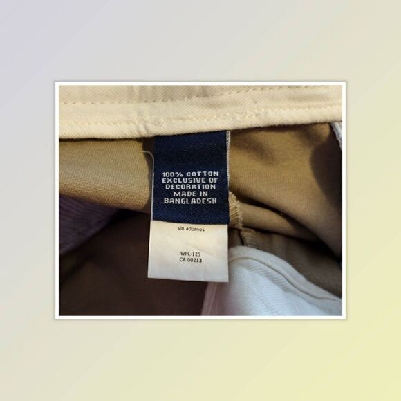 NWT Chaps True American Chino Classic Straight Fit 100% Cotton Size 40/32 - Picture 2 of 5